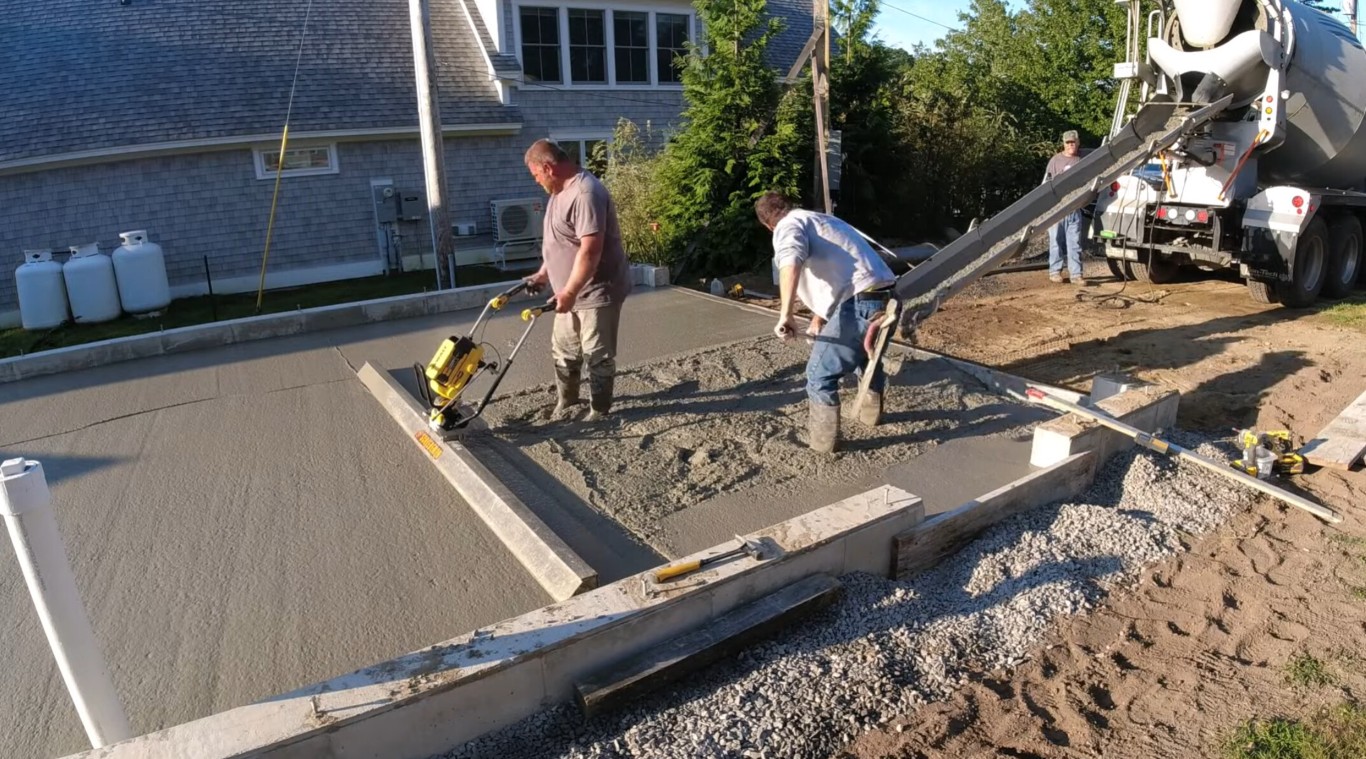 Professional concrete driveway installation in San Tan Valley